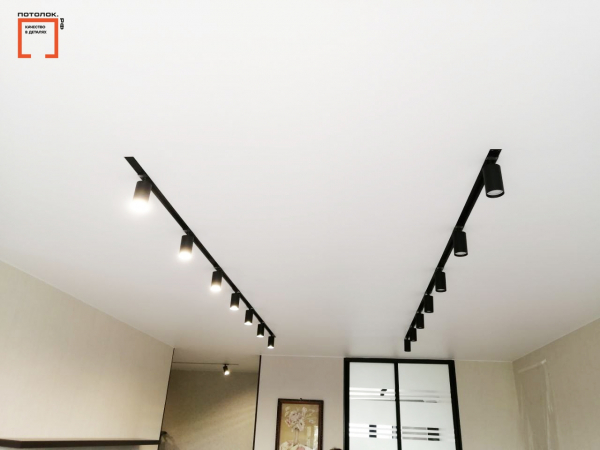 Пример тканевого потолка DESCOR 18 м²