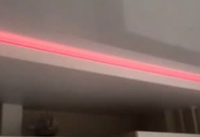 Двухуровневый потолок с подсветкой