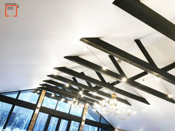 Стоимость резного потолка Apply на кухне 9 м²